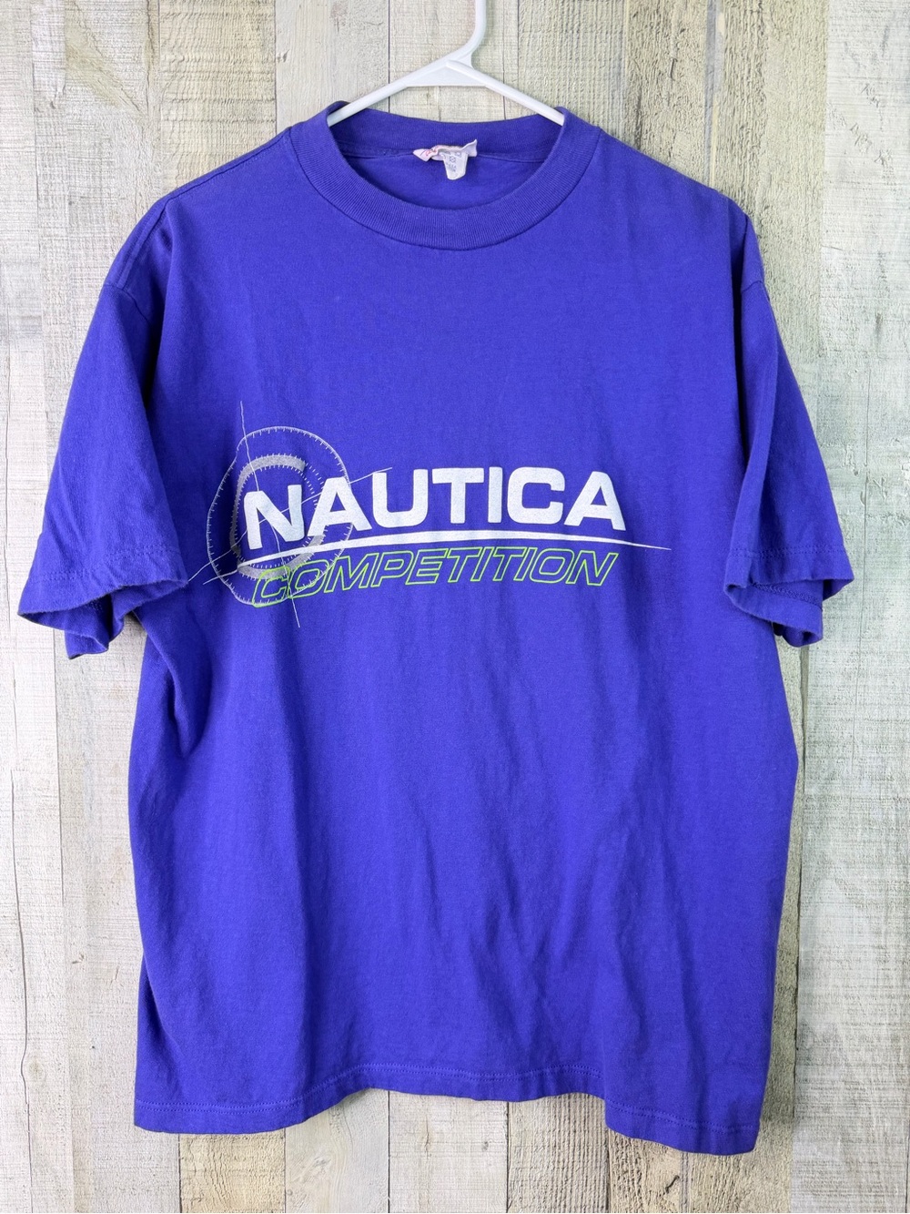 Nautica Competition Vintage/y2k Medium Purple Short Sleeve T-Shirt